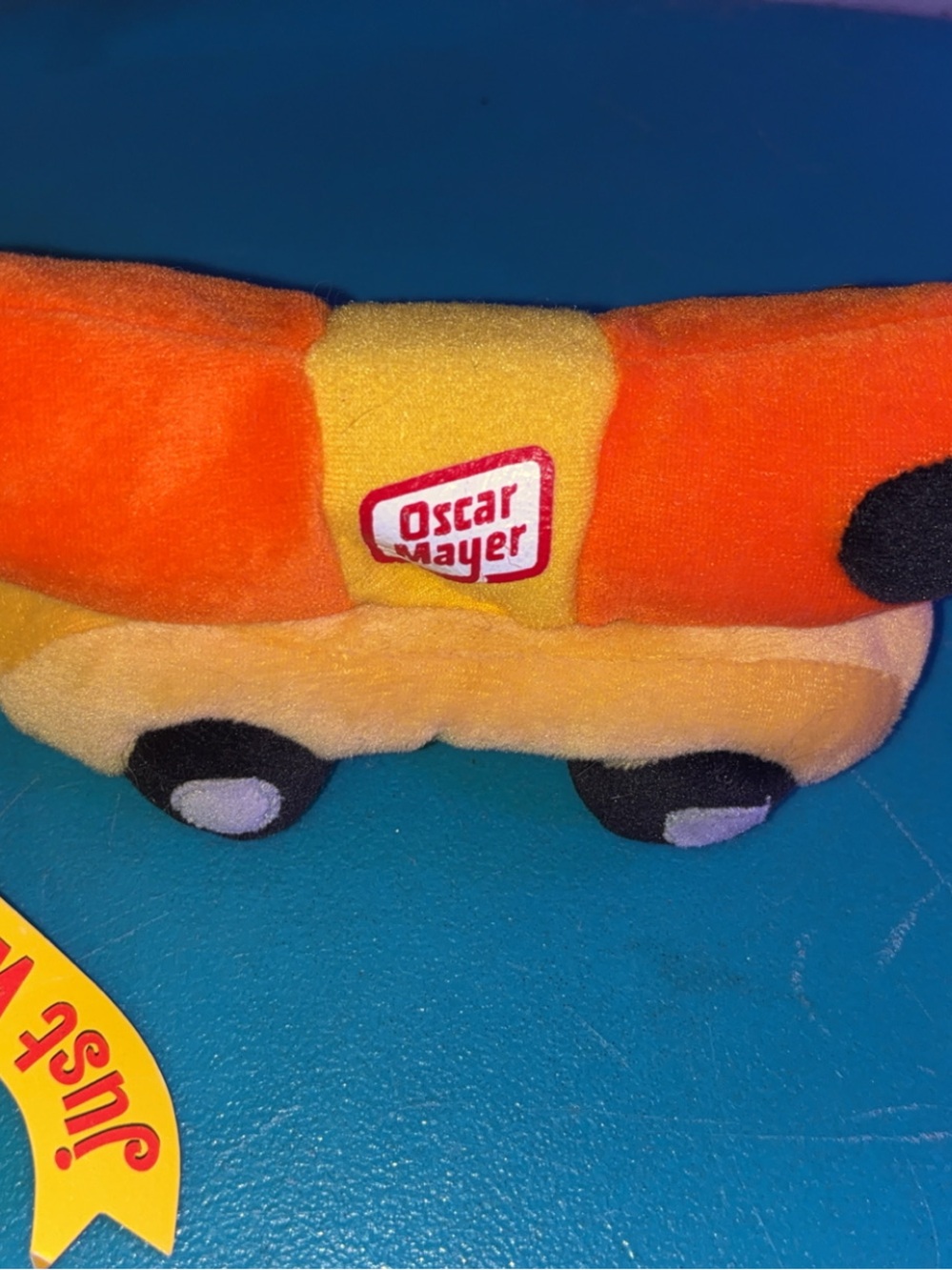 Oscar Mayer Plush Car Toy - Orange and Yellow